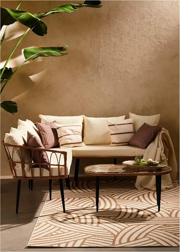 Tappeto da esterno e interno con fantasia grafica, bonprix