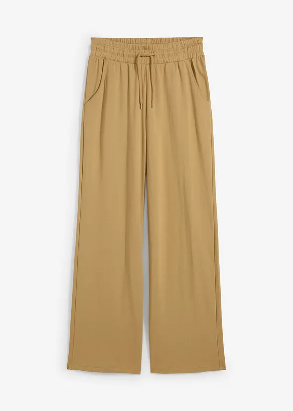 Pantaloni in jersey interlock, bonprix