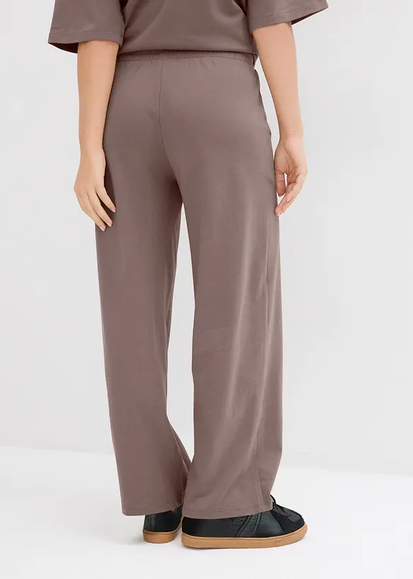 Pantaloni in jersey interlock, bonprix