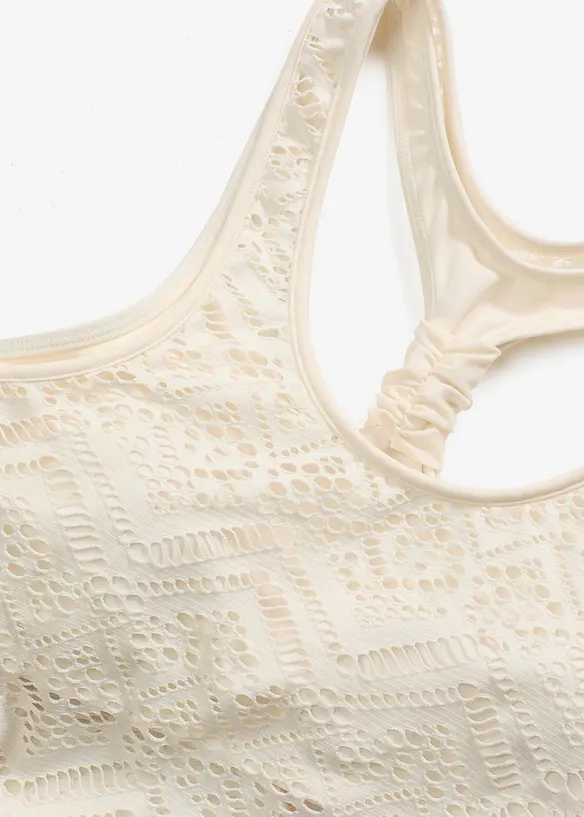 Tankini in pizzo (set 2 pezzi), bonprix
