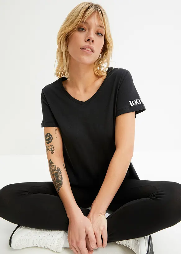 T-shirt in puro cotone, bonprix