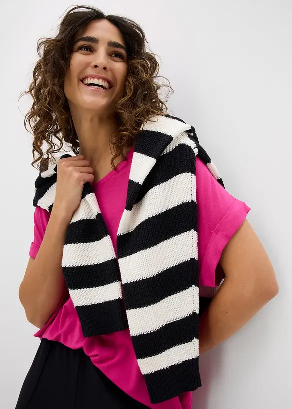 Maglia in misto viscosa fluente, bonprix