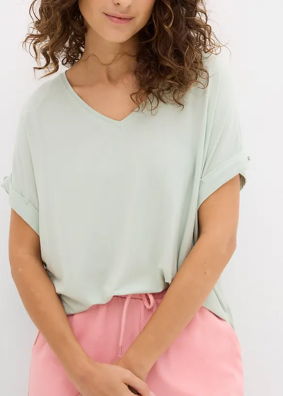 Maglia in misto viscosa fluente, bonprix