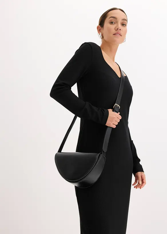 Abito midi a coste, bonprix