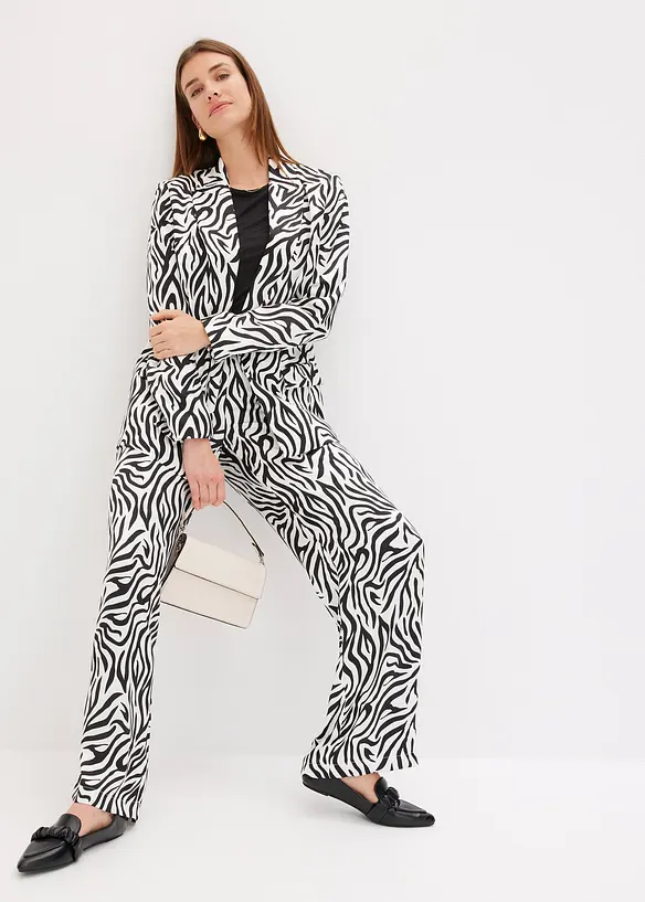 Pantaloni a palazzo in satin, bonprix