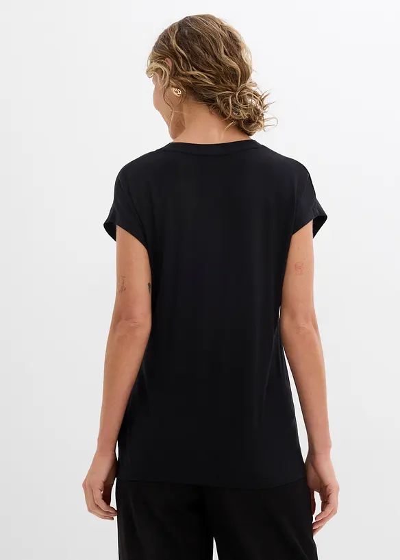 Maglia in morbido tessuto misto viscosa, bonprix