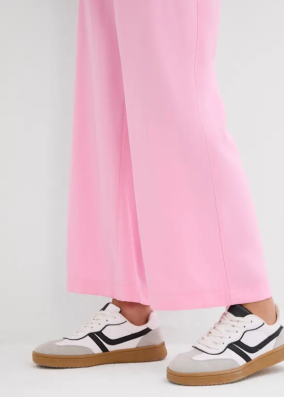 Pantaloni culotte in misto viscosa morbido, bonprix