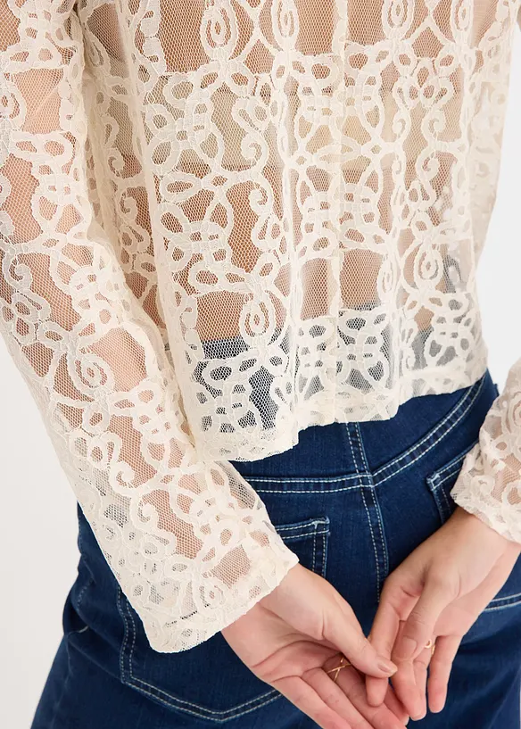 Maglia in pizzo, bonprix
