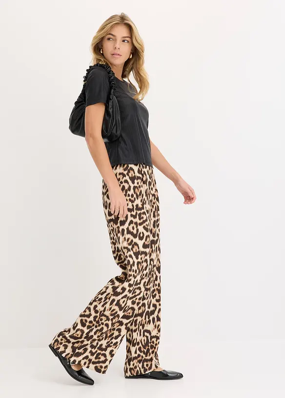 Maglia in materiale lucido, bonprix