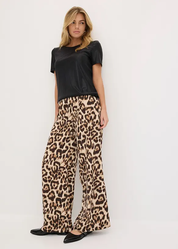 Maglia in materiale lucido, bonprix