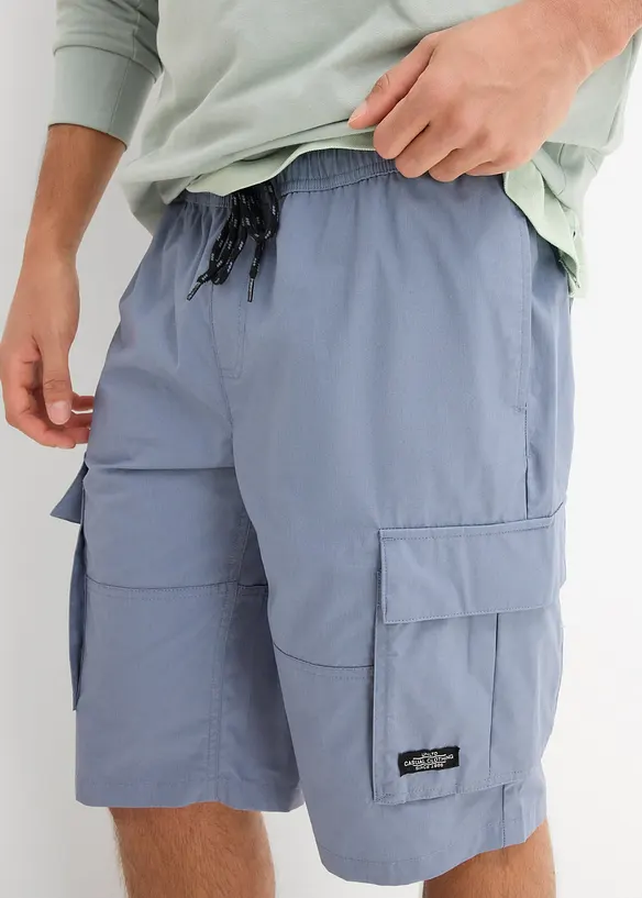 Bermuda cargo con elastico in vita, regular fit, bonprix