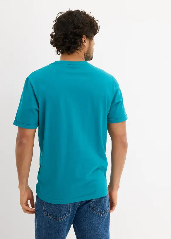 T-shirt con tasca in puro cotone biologico (pacco da 2), bonprix