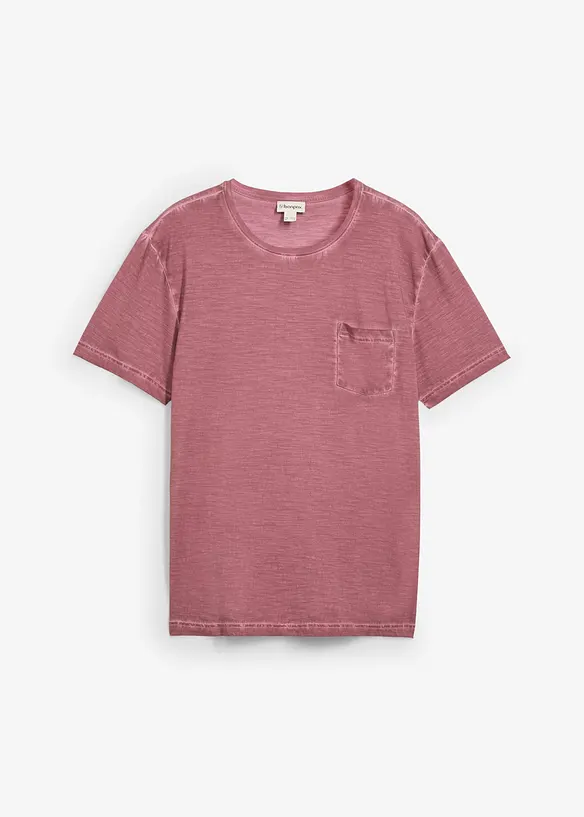 T-shirt con effetto lavato, bonprix