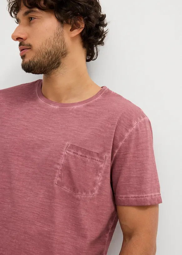 T-shirt con effetto lavato, bonprix