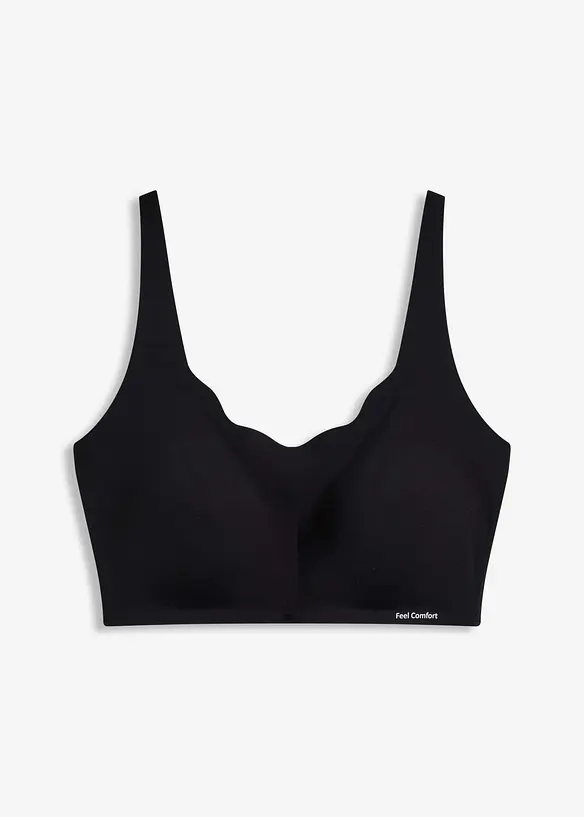 Reggiseno t-shirt imbottito laser cut senza ferretto Feel Comfort, bonprix