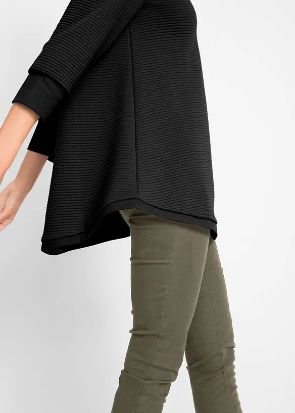 Felpa lunga con viscosa, bonprix