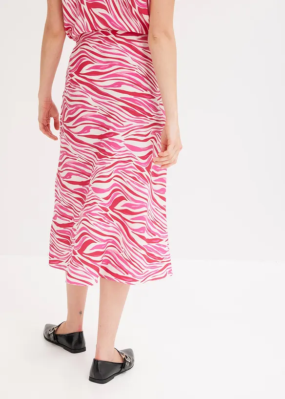 Gonna midi con bordo vita comodo, bonprix