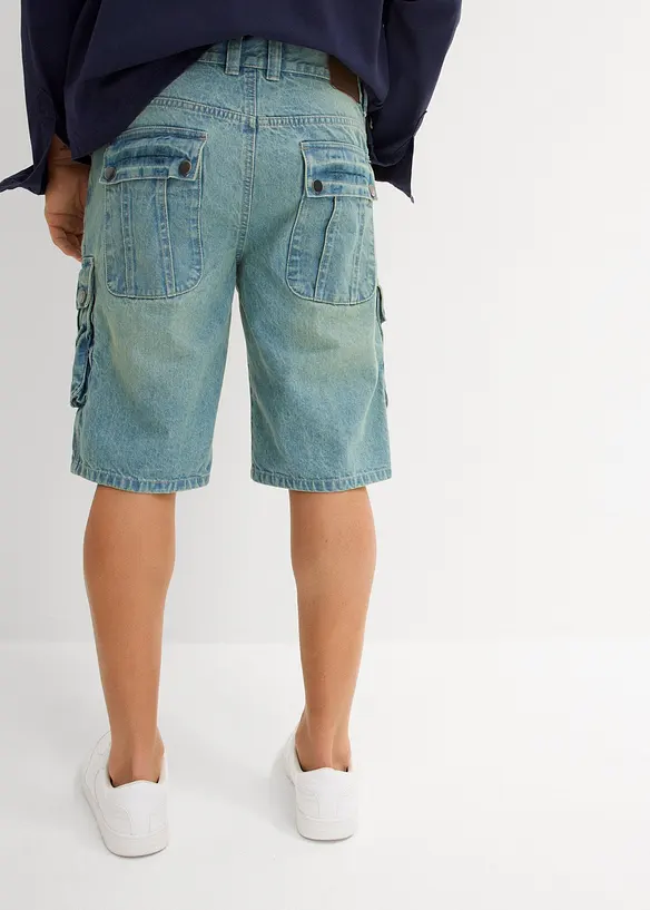 Bermuda cargo in jeans, regular fit, bonprix