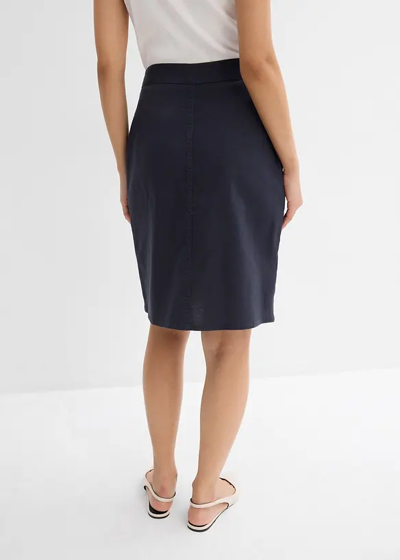 Minigonna in twill, bonprix