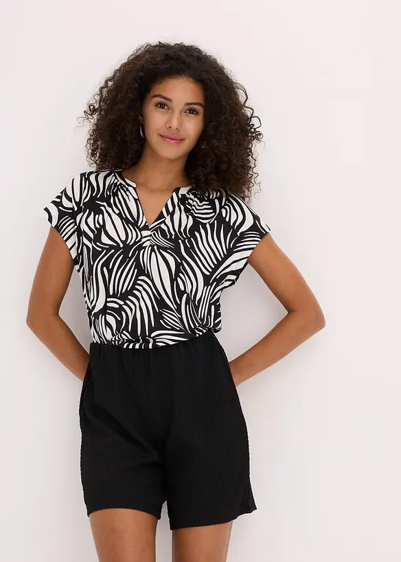 Shorts in jersey di crêpe leggero, bonprix