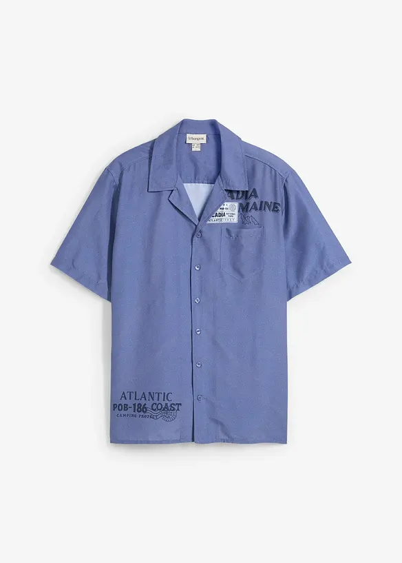 Camicia a maniche corte in puro cotone, bonprix