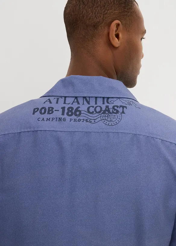 Camicia a maniche corte in puro cotone, bonprix