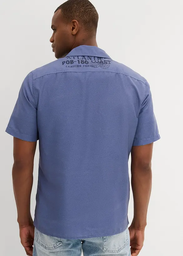 Camicia a maniche corte in puro cotone, bonprix