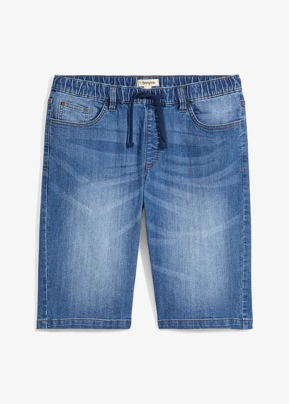 Bermuda leggeri in jeans felpato, regular fit, bonprix