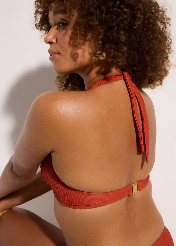 Bikini all'americana in tessuto a trama operata (set 2 pezzi), bonprix