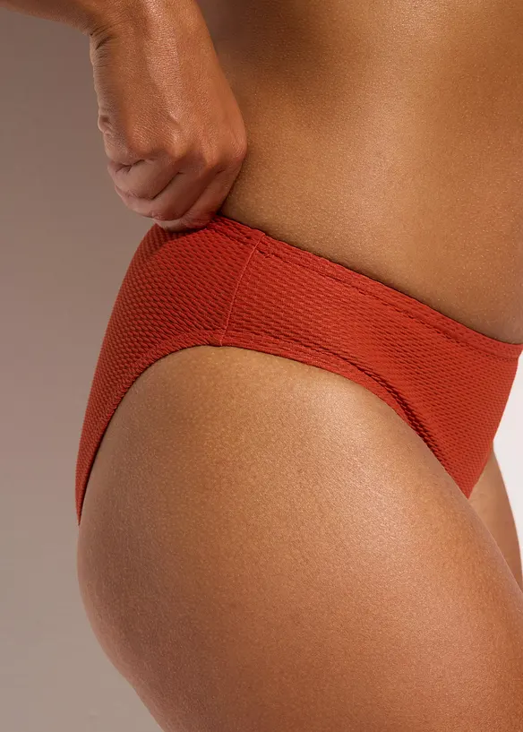 Bikini all'americana in tessuto a trama operata (set 2 pezzi), bonprix