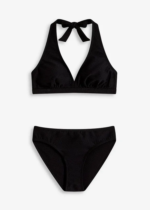 Bikini all'americana in tessuto a trama operata (set 2 pezzi), bonprix