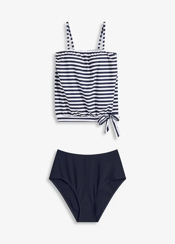Tankini oversize con spalline staccabili (set 2 pezzi), bonprix