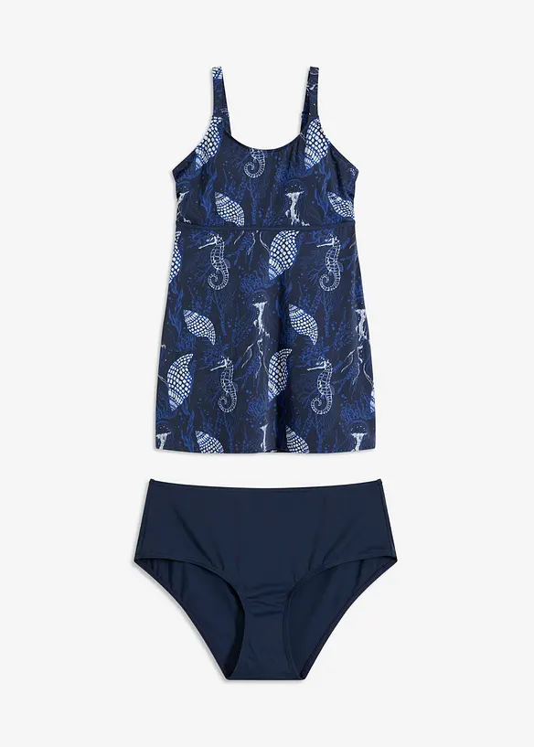 Tankini lungo (set 2 pezzi), bonprix