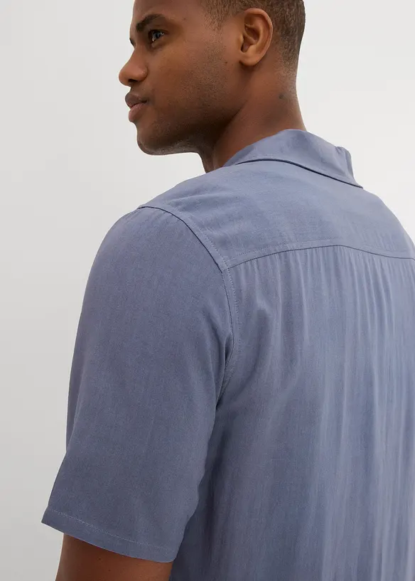 Camicia a maniche corte in viscosa, bonprix