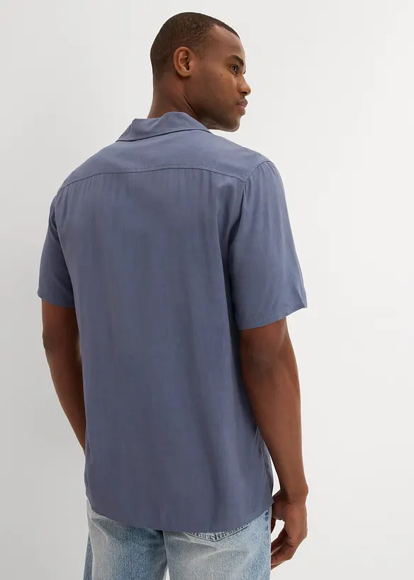 Camicia a maniche corte in viscosa, bonprix