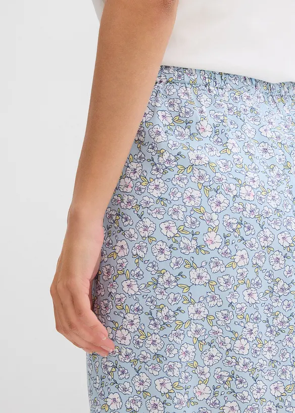 Minigonna in viscosa fluente, bonprix