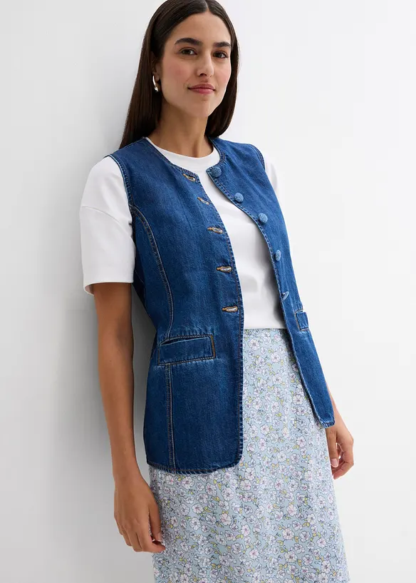 Minigonna in viscosa fluente, bonprix