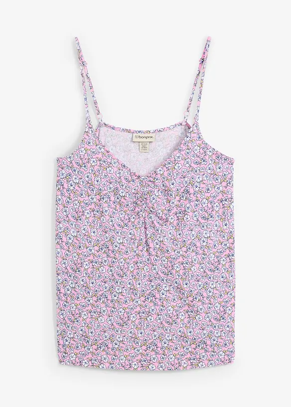 Top floreale in viscosa fluente, bonprix