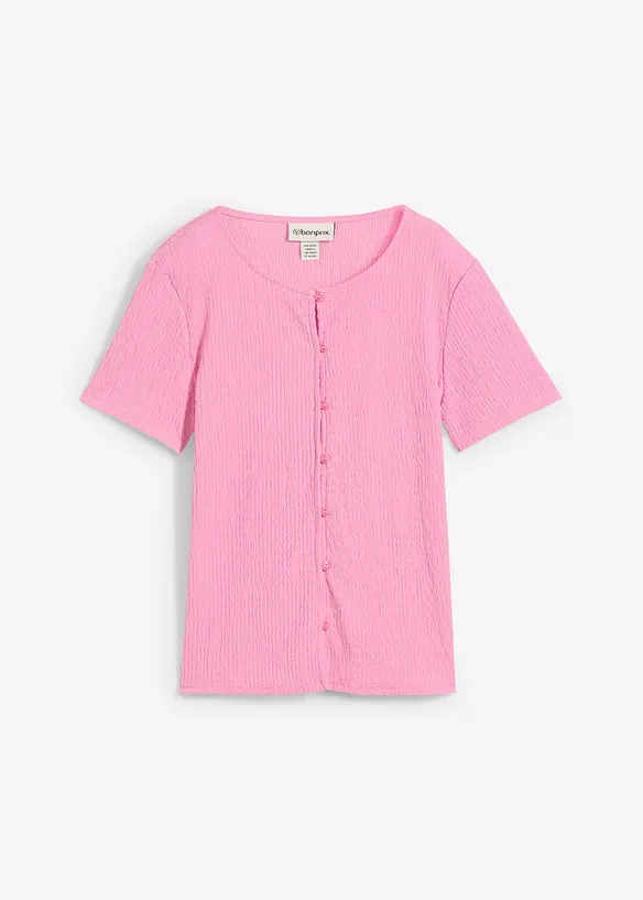 Maglia operata con bottoni, bonprix