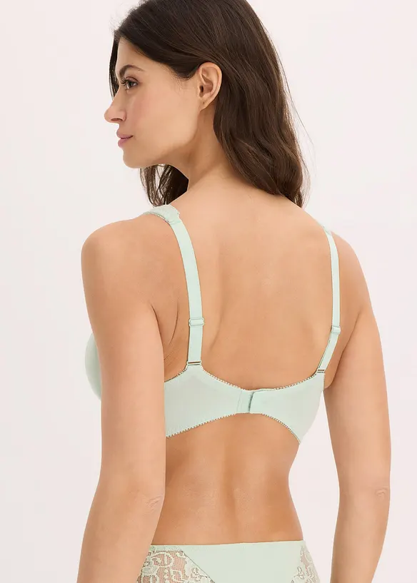 Reggiseno t-shirt non imbottito con ferretto e cotone biologico (pacco da 2), bonprix