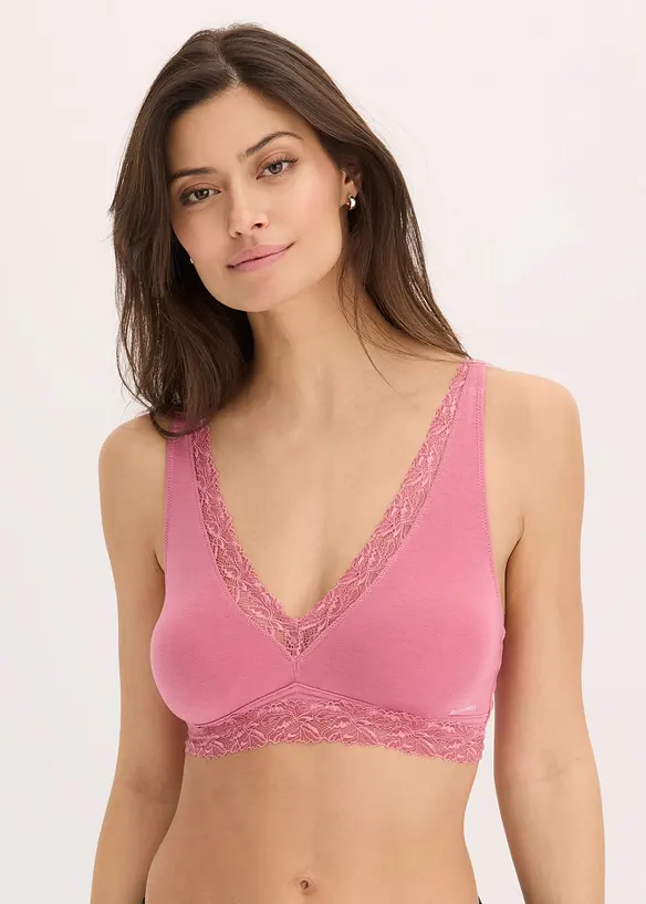 Bralette in materiale morbido Feel Comfort (pacco da 2), bonprix