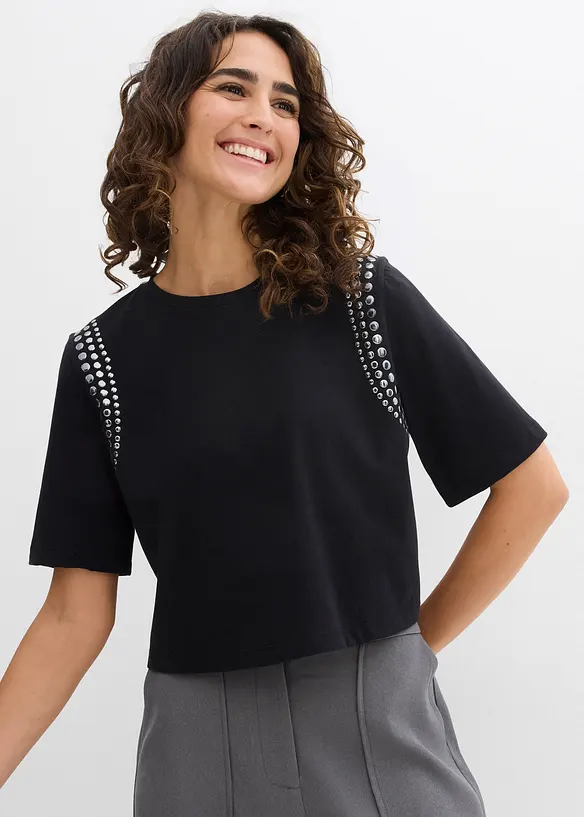 Maglia oversize in puro cotone biologico, bonprix