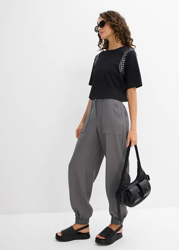 Maglia oversize in puro cotone biologico, bonprix