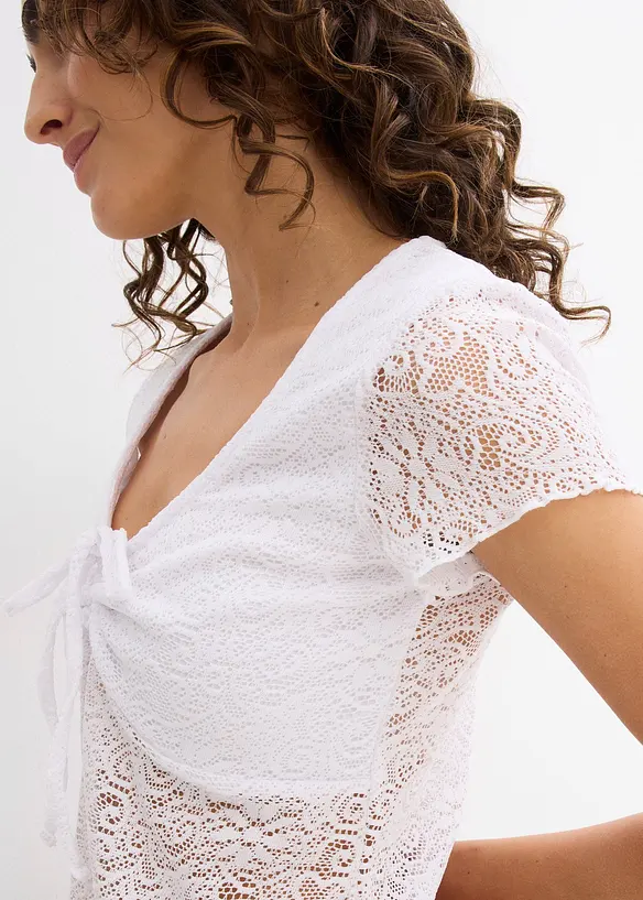 T-shirt in pizzo, bonprix