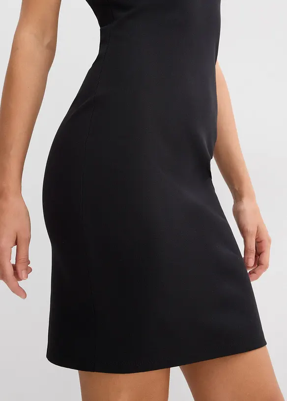 Abito con spalline e bordo a contrasto, bonprix