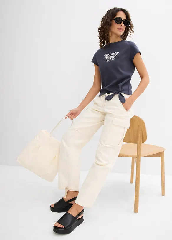 T-shirt in puro cotone biologico, bonprix