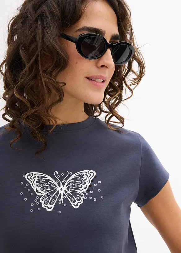 T-shirt in puro cotone biologico, bonprix