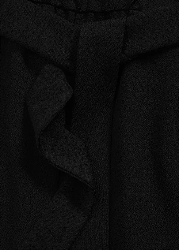 Tuta elegante in jersey con spalline imbottite, bonprix