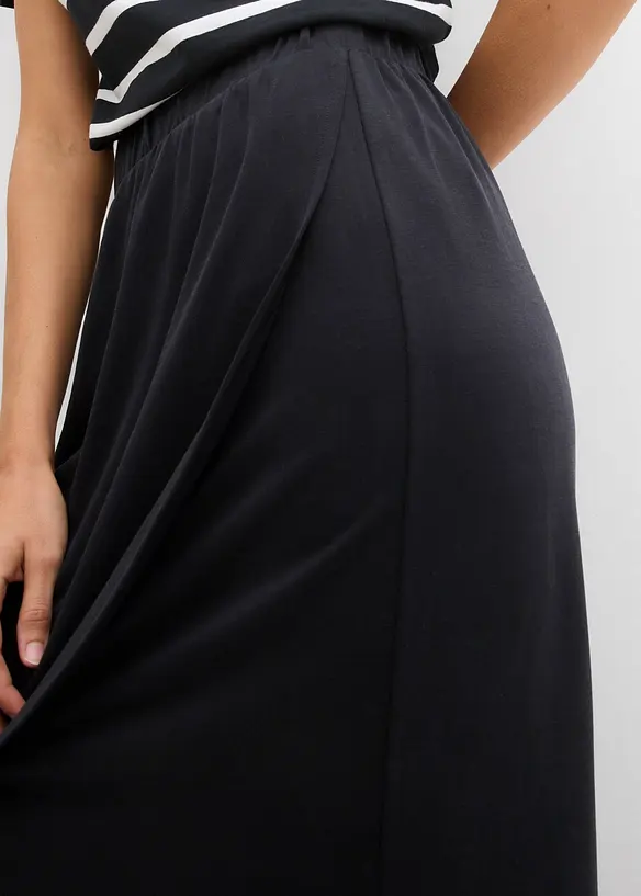 Gonna fluente in jersey misto viscosa, bonprix