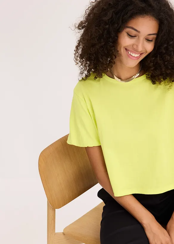 Maglia oversize in puro cotone biologico, bonprix